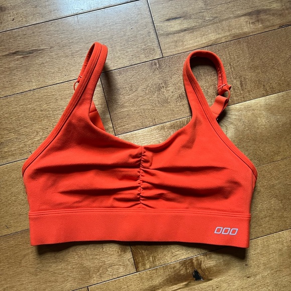 Orange bike short & sports bra - Picture 3 of 4